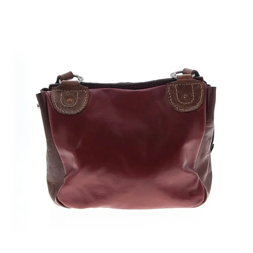 Handmade leather ren faire fantasy mix leather crossbody bag - Picture 12 of 12